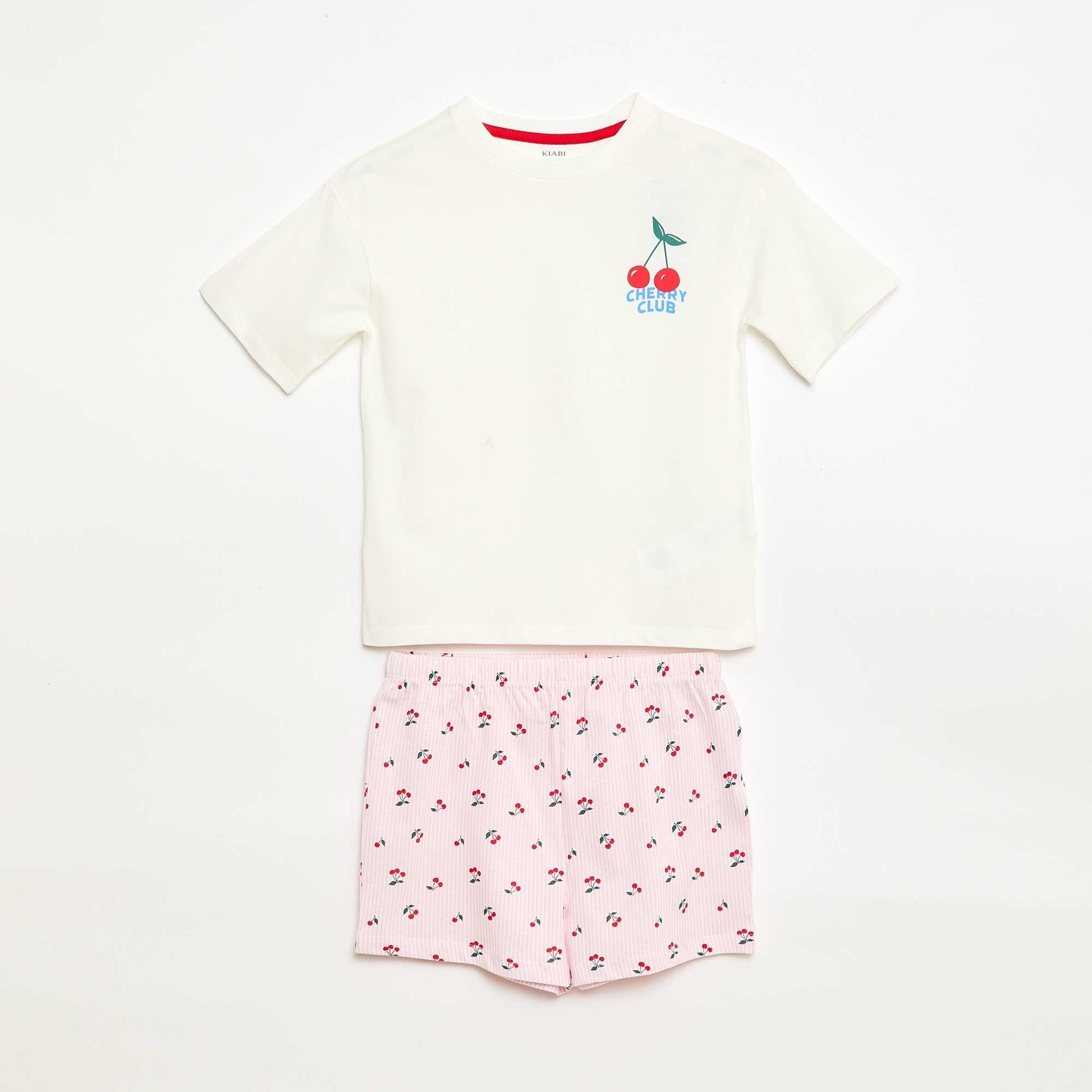 Conjunto de pijama corto - 2 piezas BLANCO