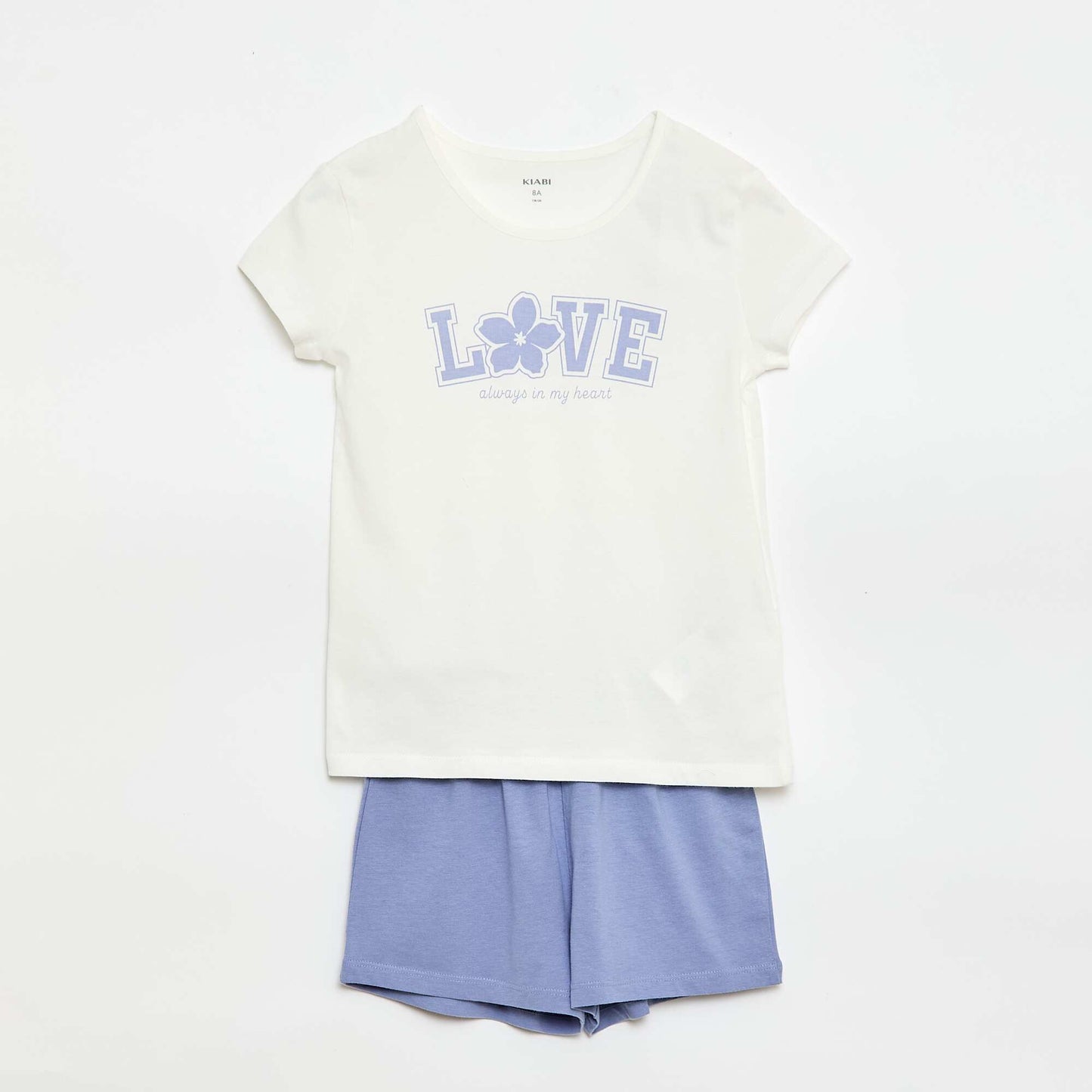 Pack pijama corto - 2 piezas BLANCO