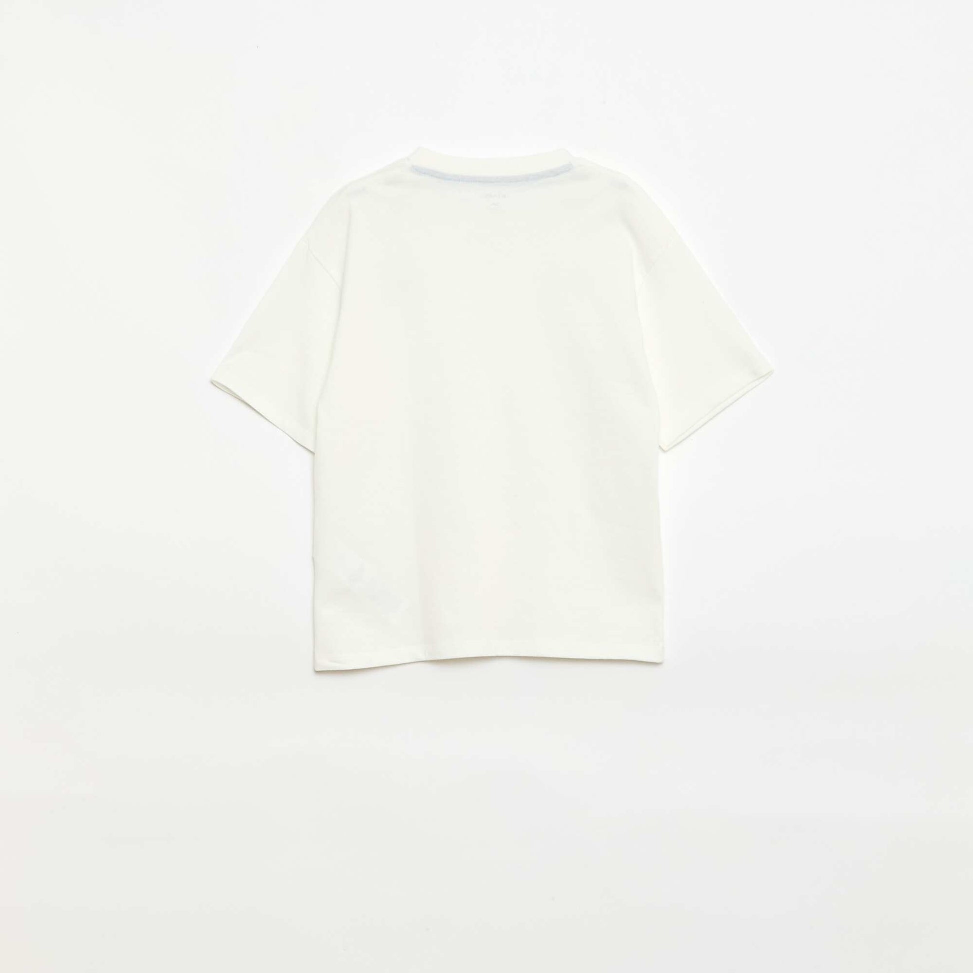 Conjunto de pijama corto camiseta + pantalón corto - 2 piezas BLANCO