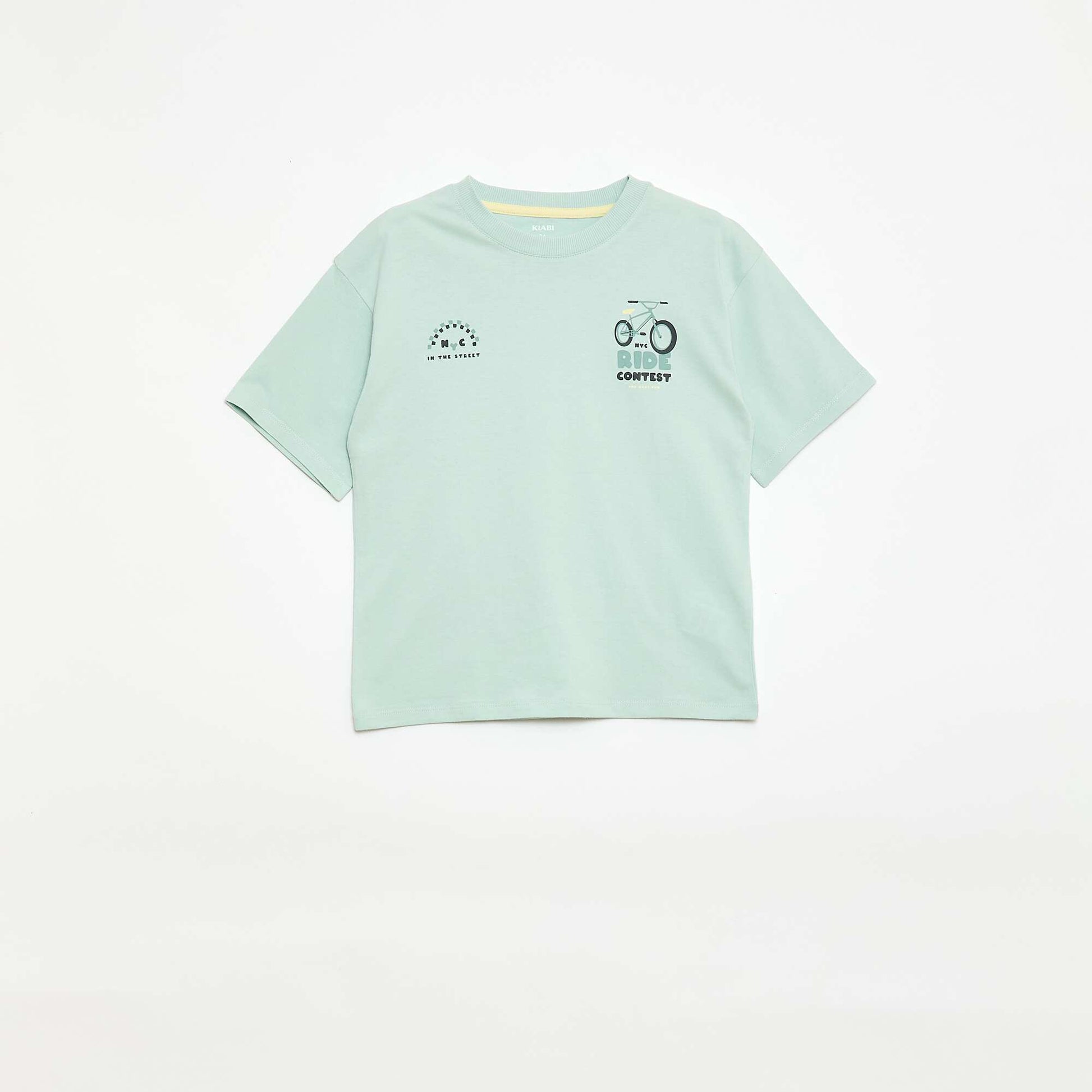 Conjunto de pijama corto camiseta + pantalón corto - 2 piezas VERDE
