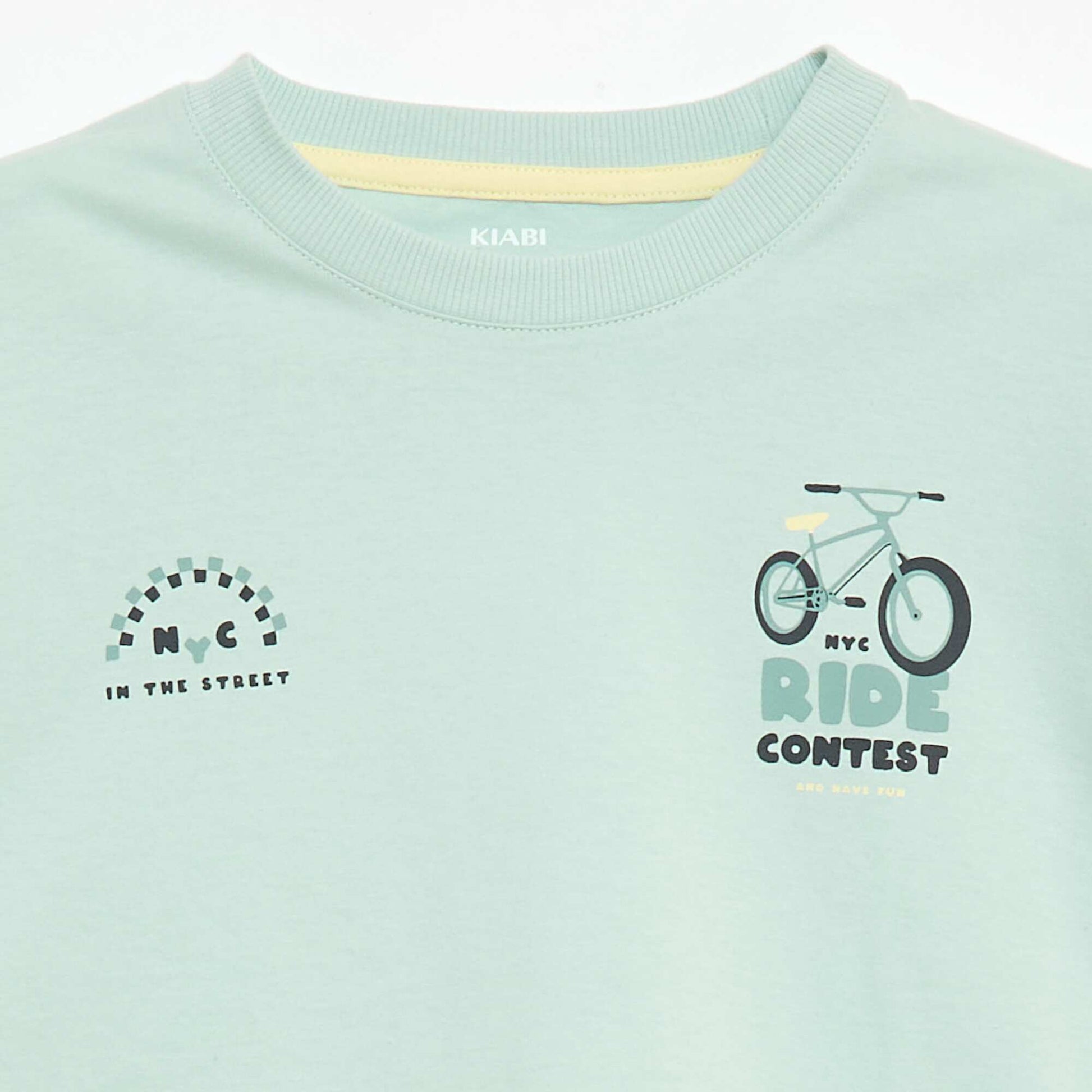 Conjunto de pijama corto camiseta + pantalón corto - 2 piezas VERDE