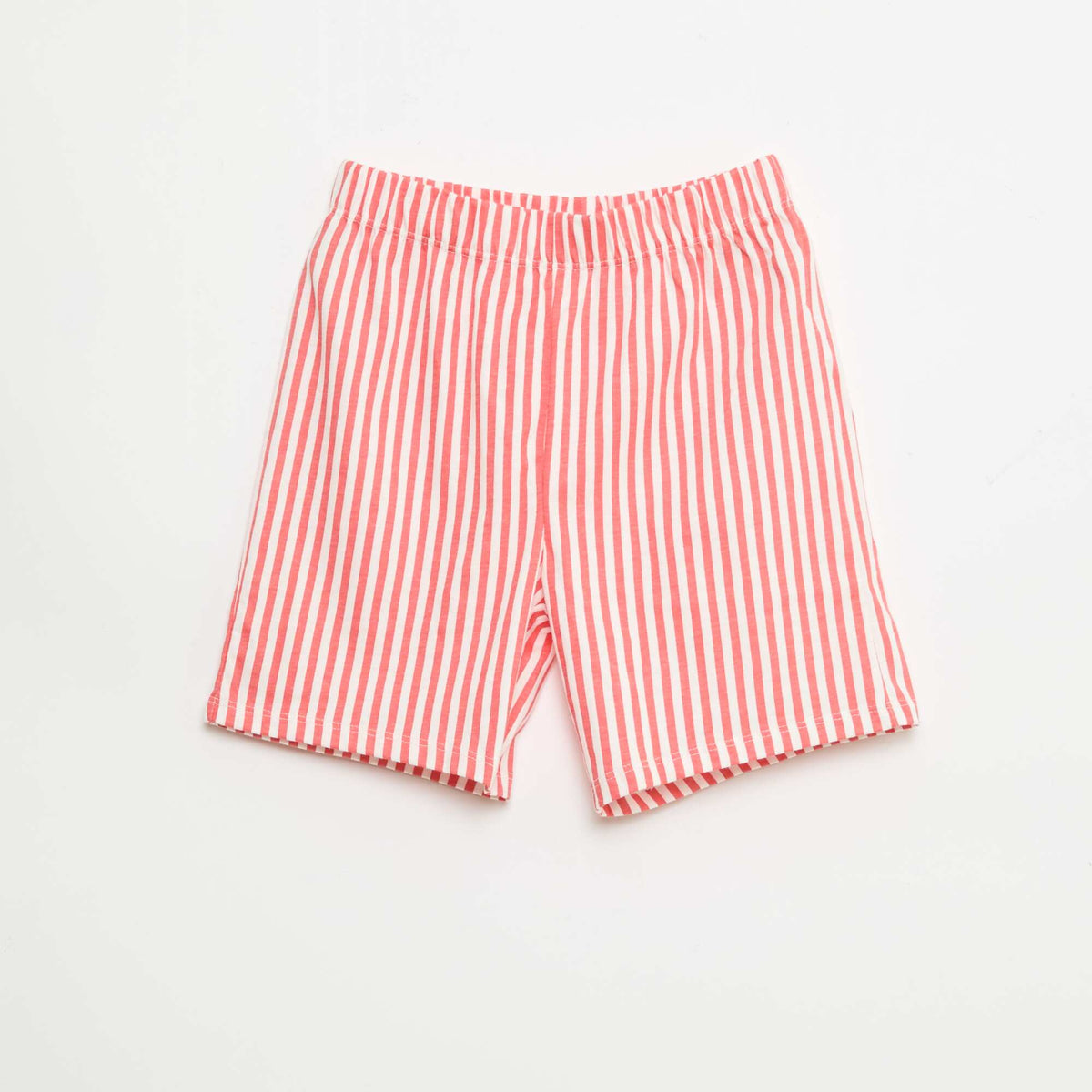 Conjunto de pijama corto camiseta + pantalón corto - 2 piezas ROJO