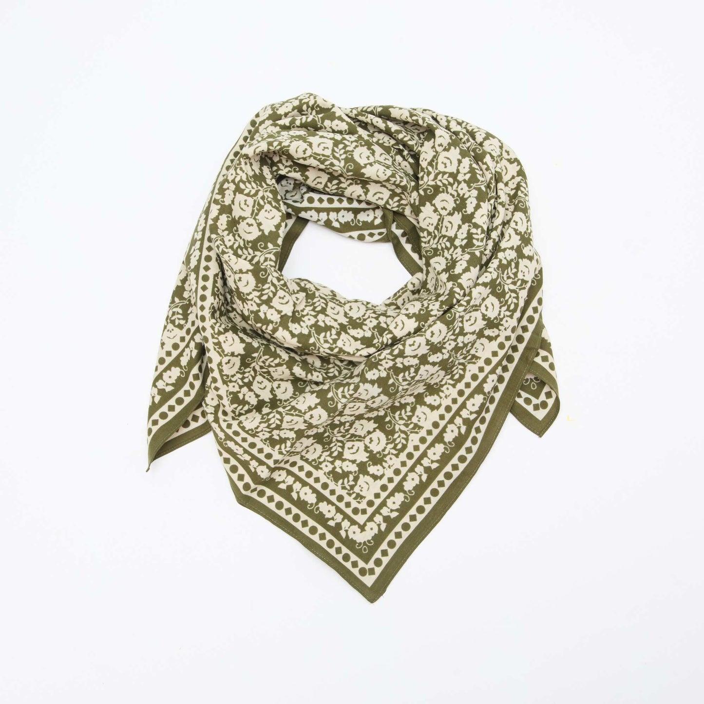 Foulard grande cuadrado - 100 x 100 cm VERDE
