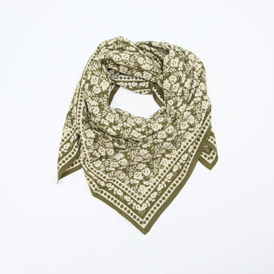 Foulard grande cuadrado - 100 x 100 cm VERDE