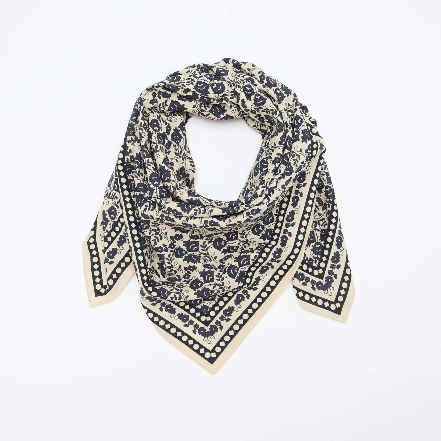 Foulard grande cuadrado - 100 x 100 cm AZUL