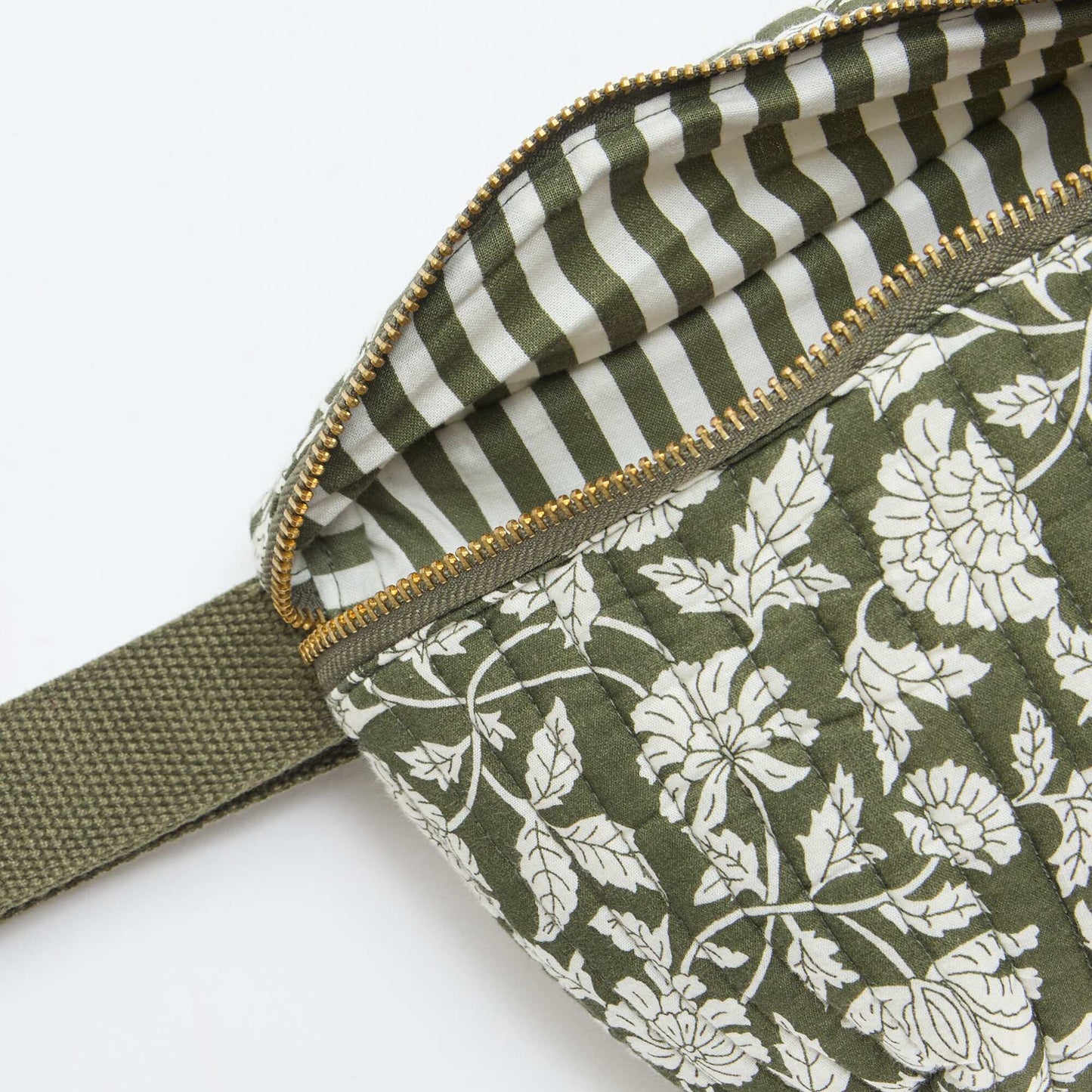 Riñonera con estampado fantasía KAKI