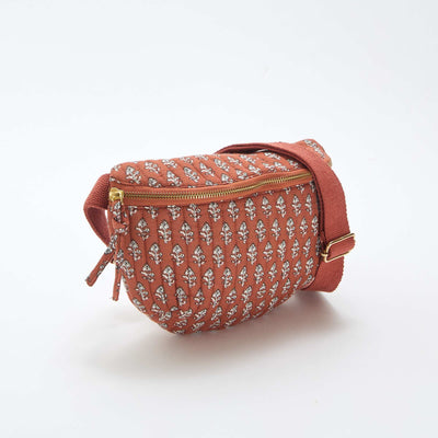 Riñonera con estampado fantasía BEIGE