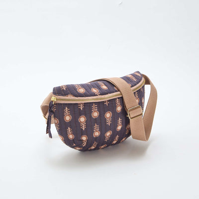 Riñonera con estampado fantasía PURPURA