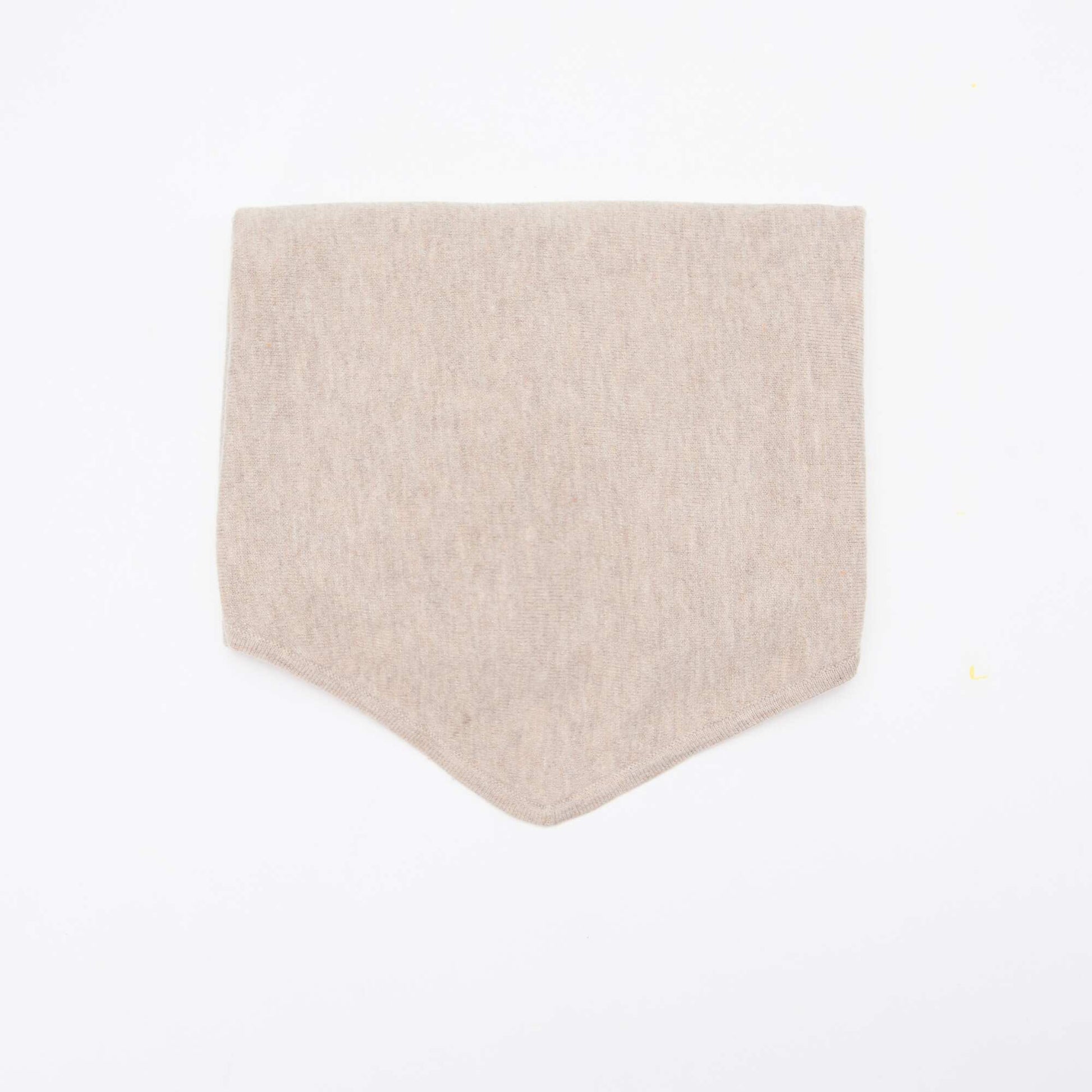 Pañuelo bufanda triangular para anudar BEIGE