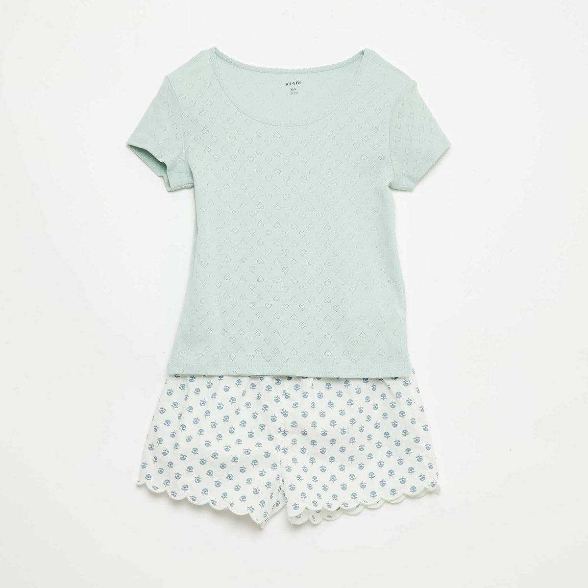 Conjunto de pijama de algodón VERDE