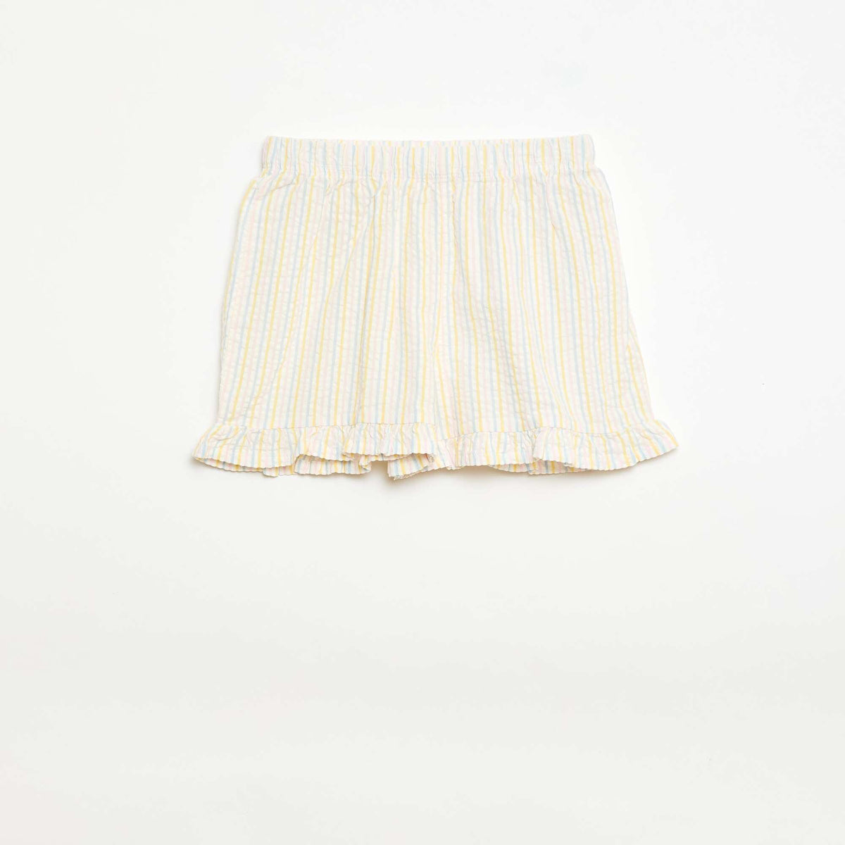 Conjunto de pijama corto camiseta + pantalón corto - 2 piezas AMARILLO