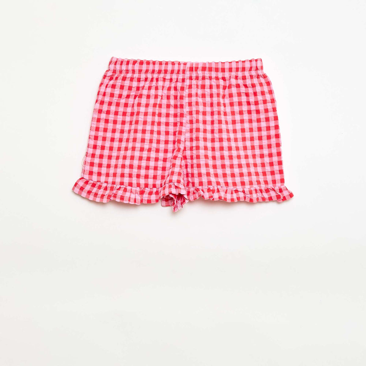 Conjunto de pijama corto camiseta + pantalón corto - 2 piezas BLANCO