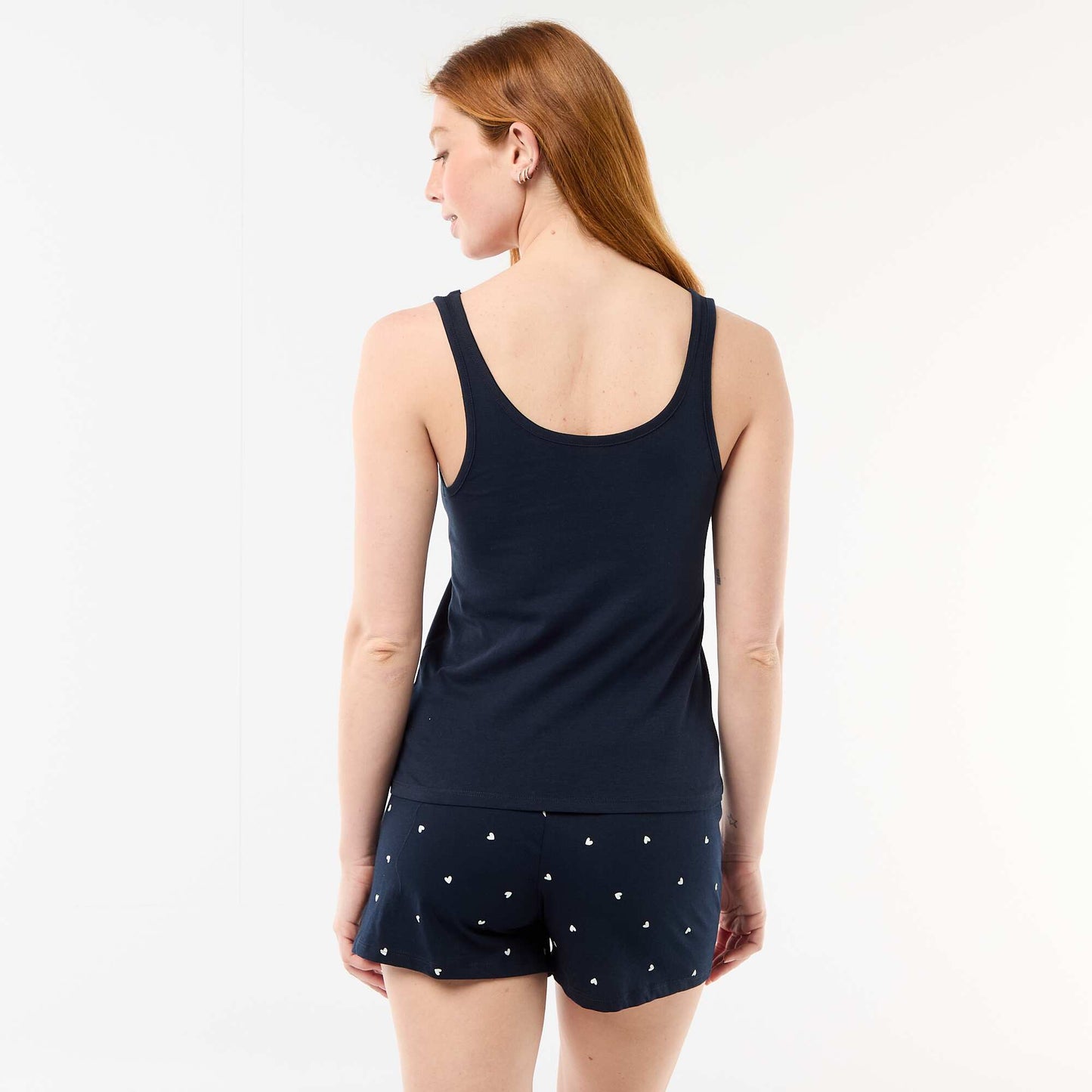 Pijama corto estampado - 2 piezas AZUL