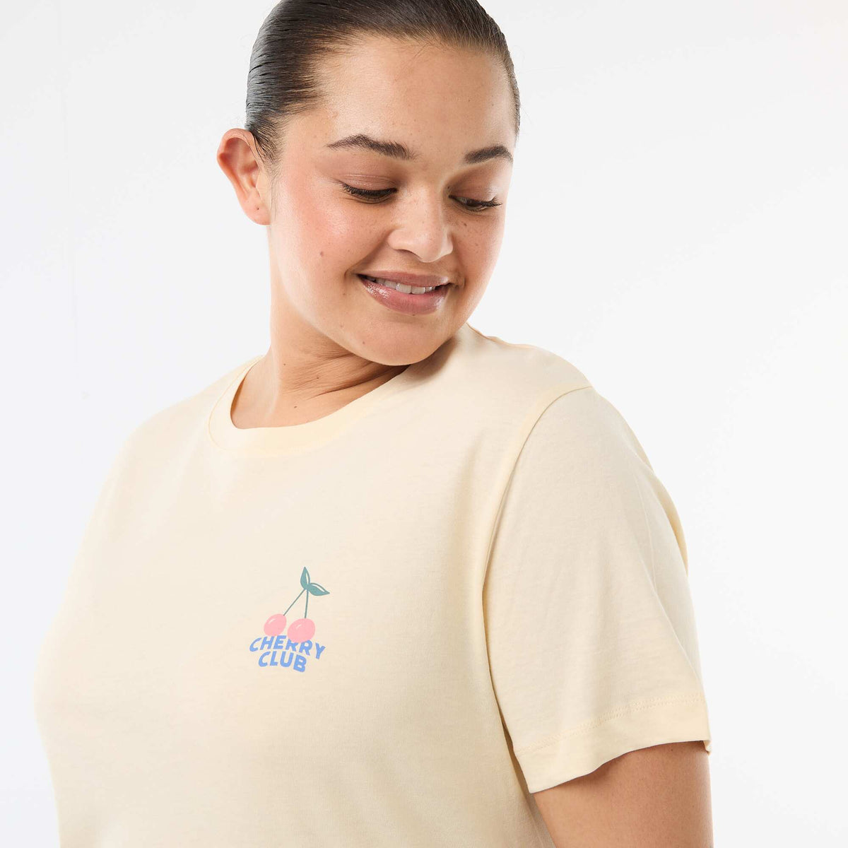 Pijama corto camiseta + pantalón corto - 2 piezas AMARILLO