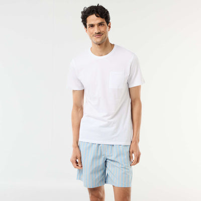 Pack de pijama corto camiseta + pantalón corto - 2 piezas AZUL