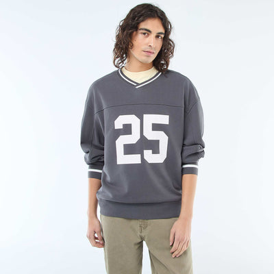 Buzo deportiva en felpa GRIS