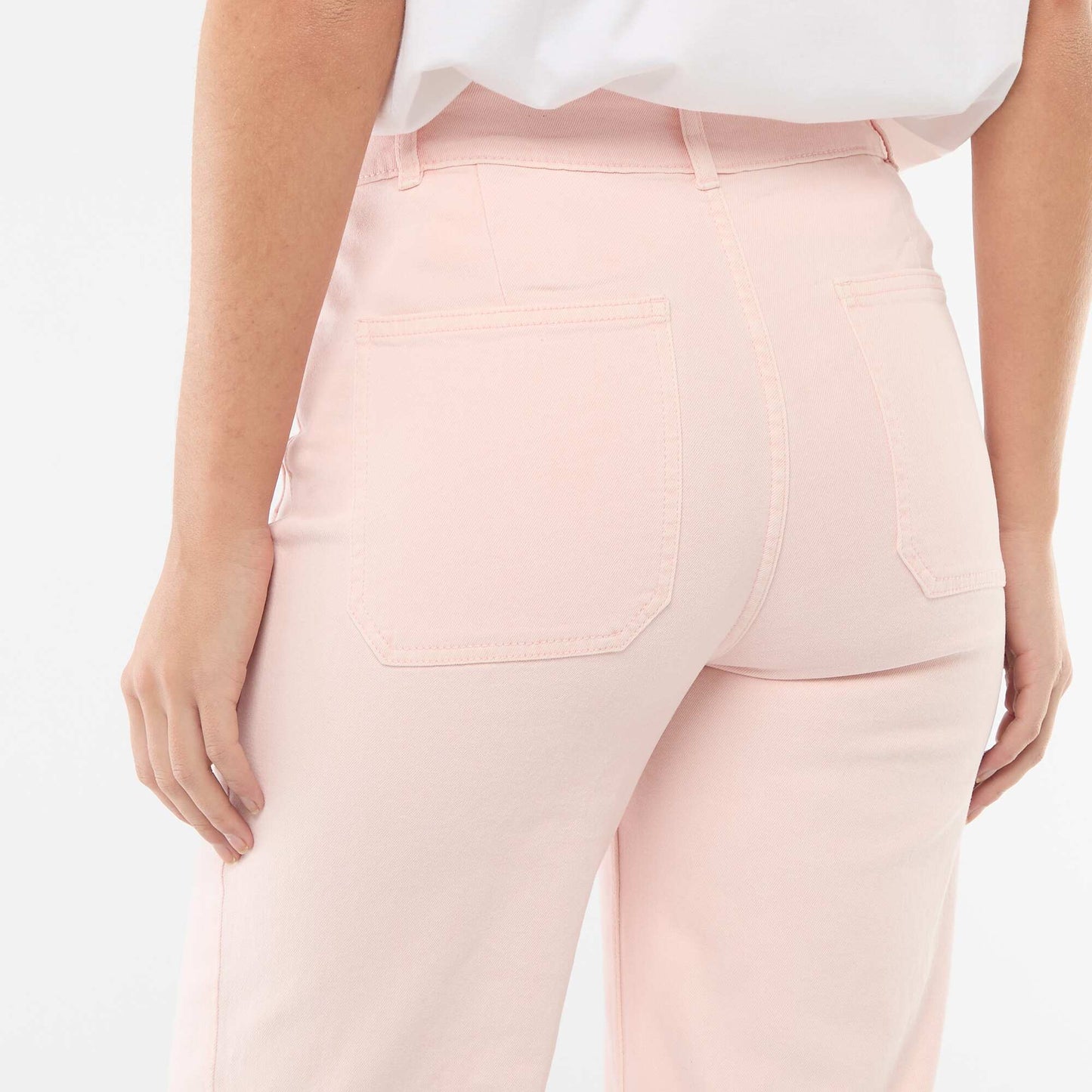Pantalón wide leg colorido ROSA