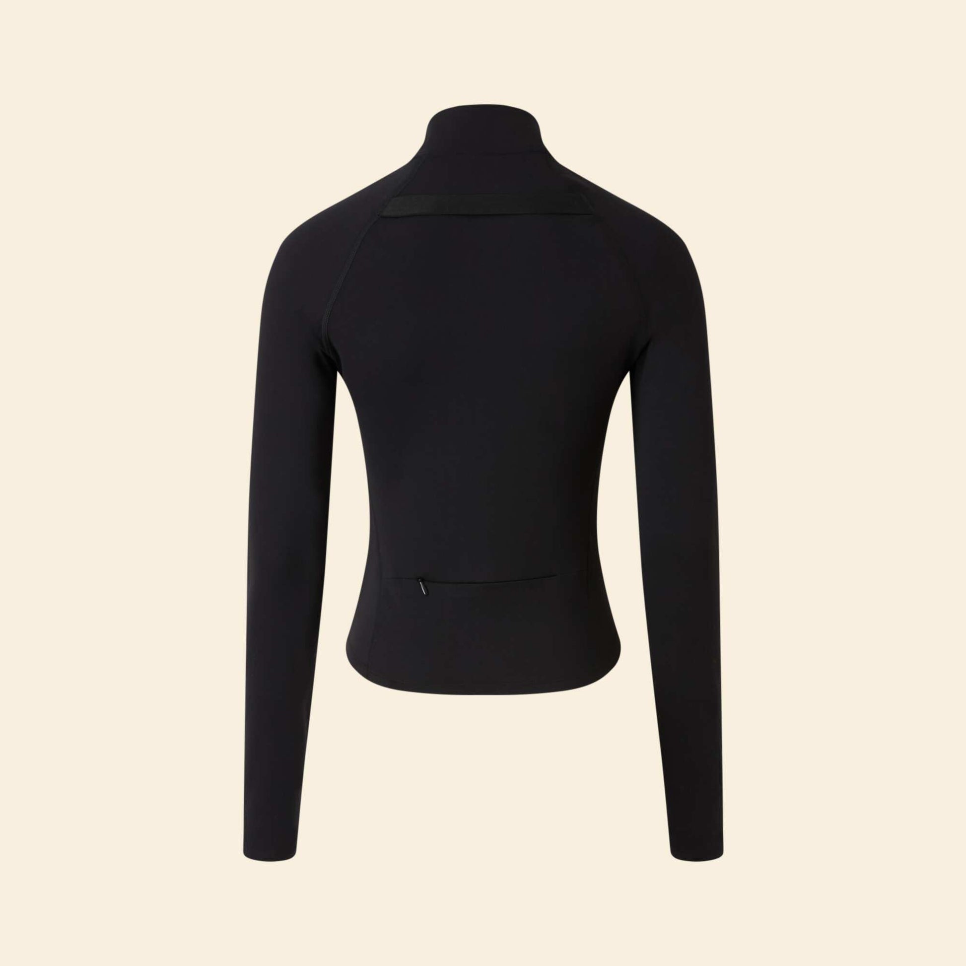 Chaqueta deportiva con cremallera NEGRO