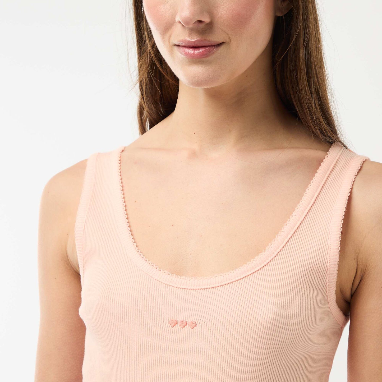 Conjunto de pijama corto vichy - 2 piezas NARANJA