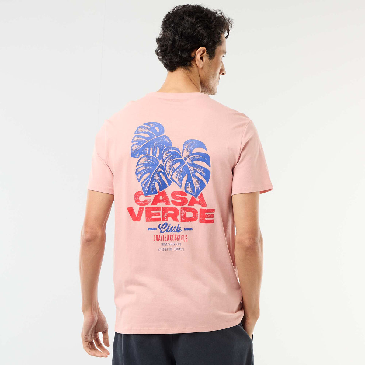 Camiseta estampada con diseño original ROSA
