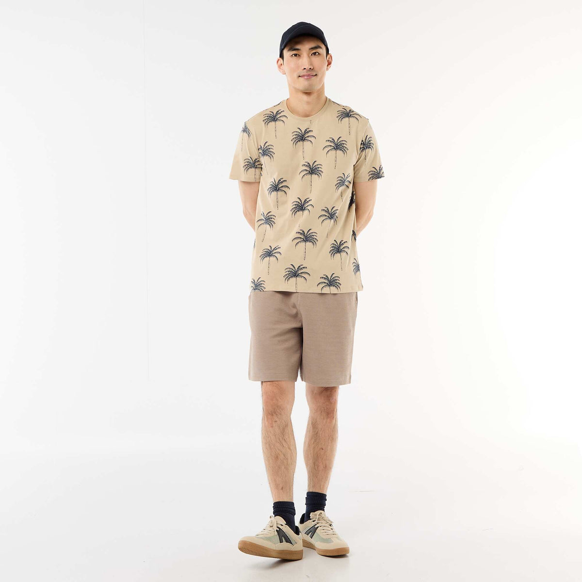Camiseta estampada con diseño original BEIGE