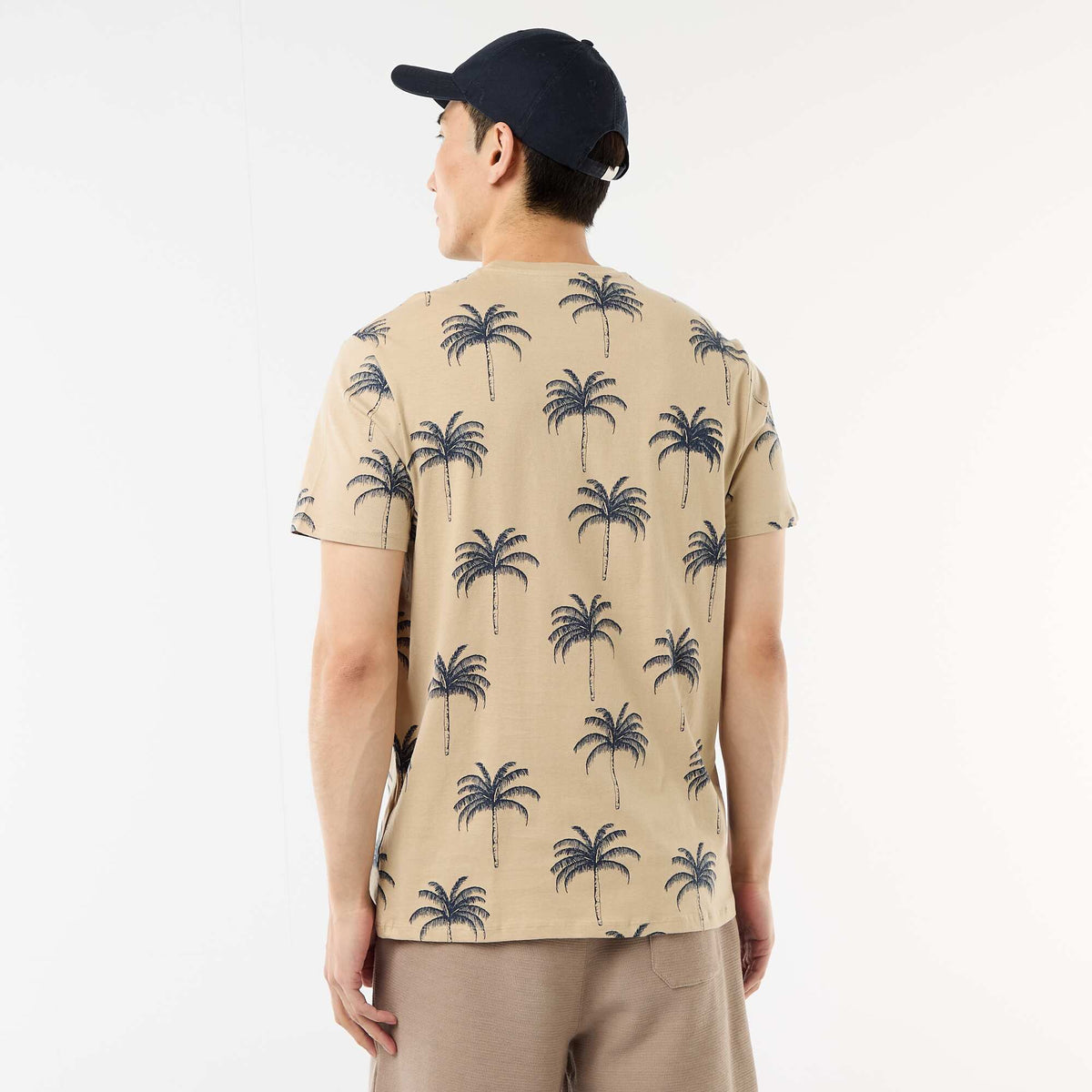Camiseta estampada con diseño original BEIGE