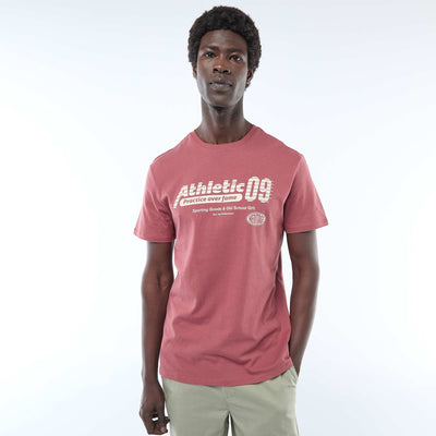 Camiseta estampada con diseño original ROJO