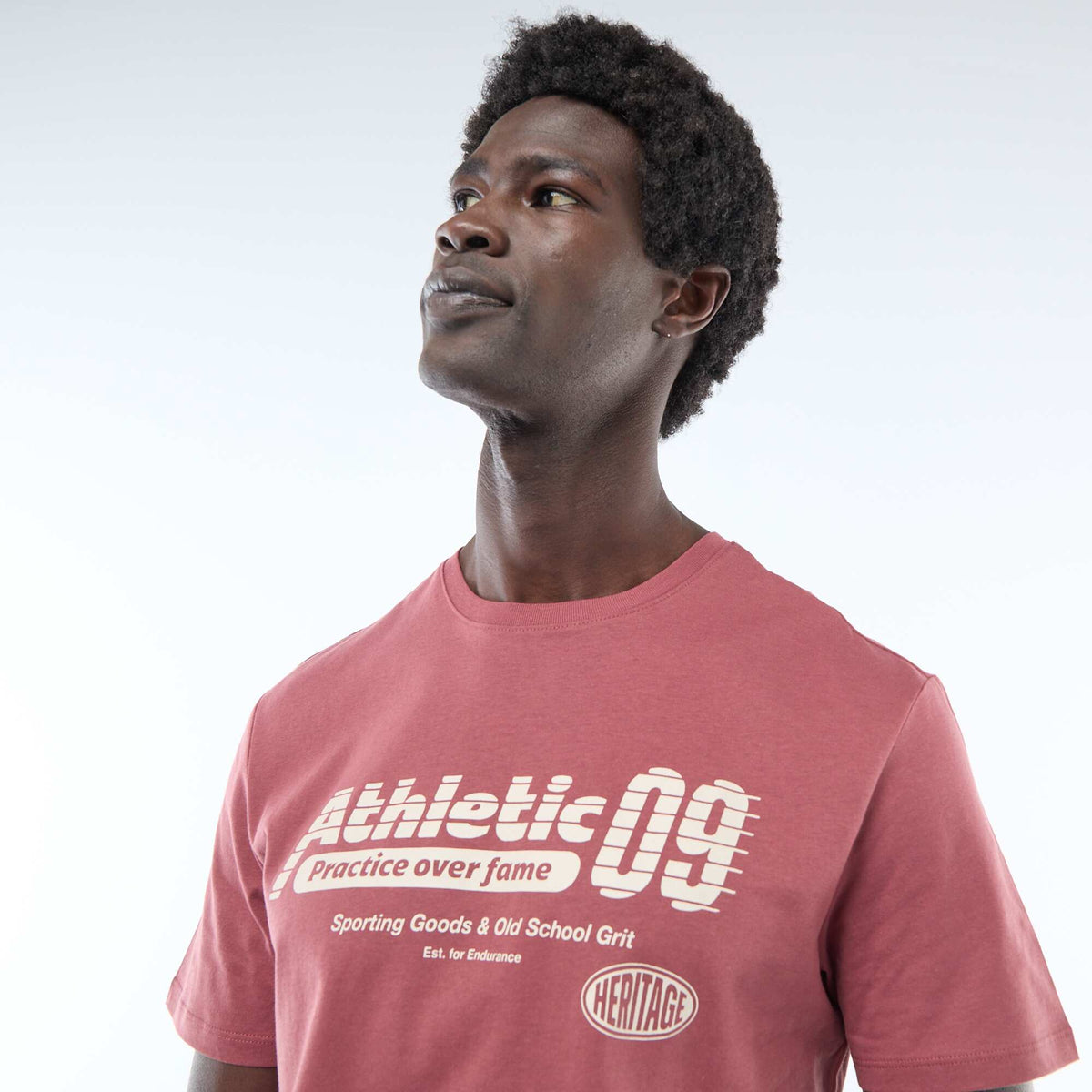 Camiseta estampada con diseño original ROJO