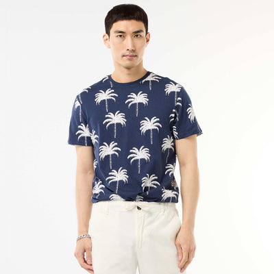 Camiseta estampada con diseño original AZUL