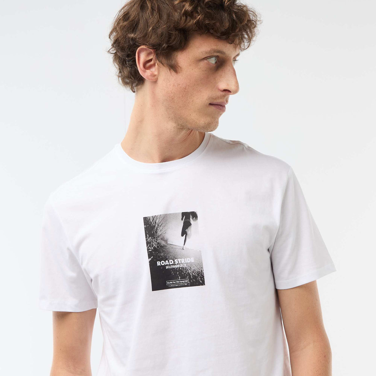 Camiseta estampada con diseño original BLANCO
