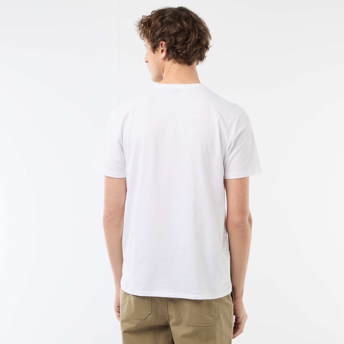 Camiseta estampada con diseño original BLANCO