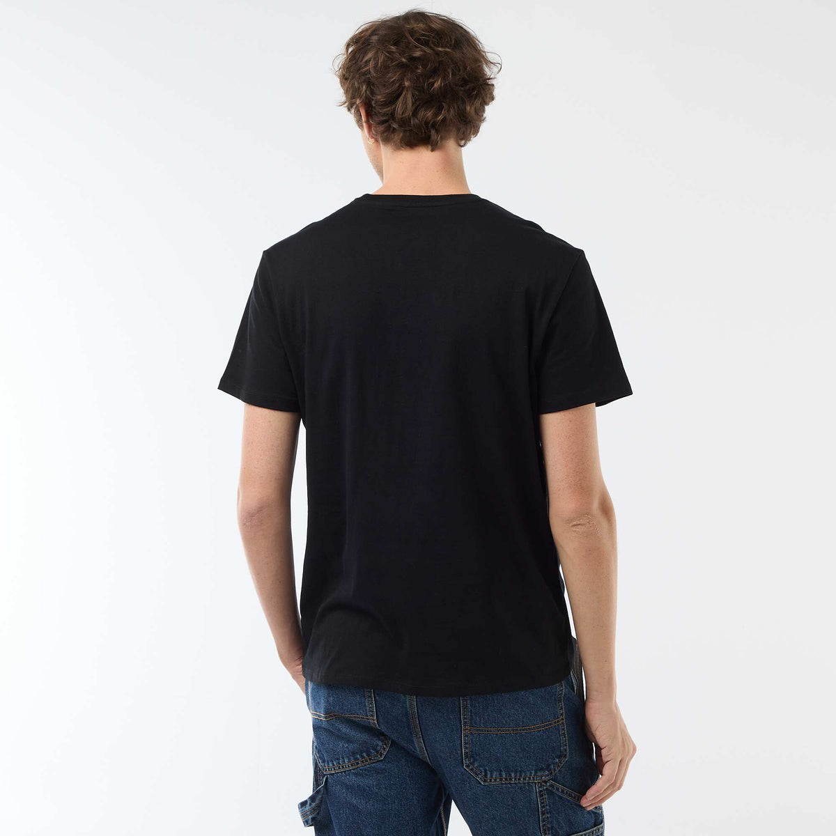 Camiseta estampada con diseño original NEGRO