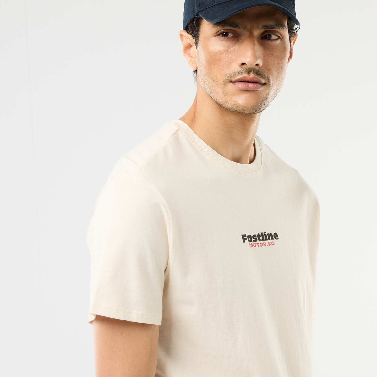 Camiseta estampada con diseño original BLANCO