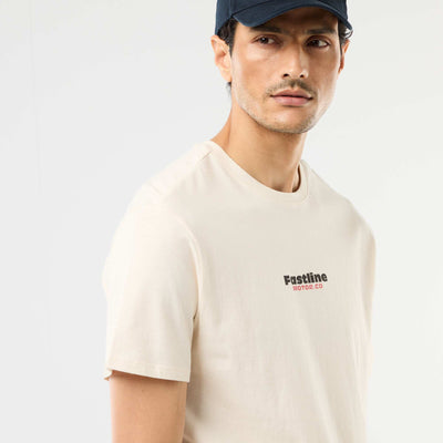 Camiseta estampada con diseño original BLANCO