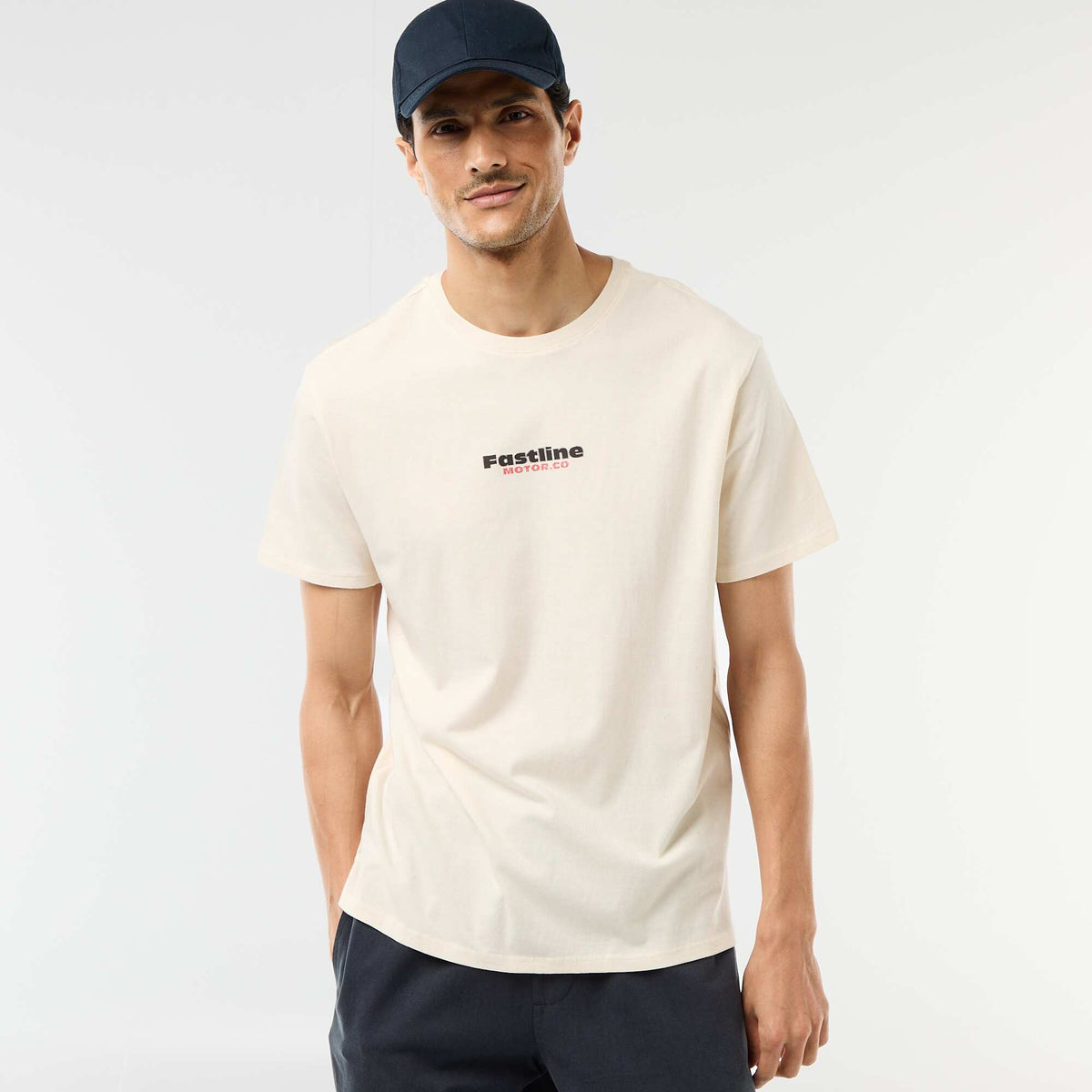 Camiseta estampada con diseño original BLANCO