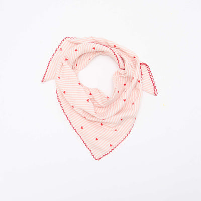 Pañuelo cuadrado estampado ROSA