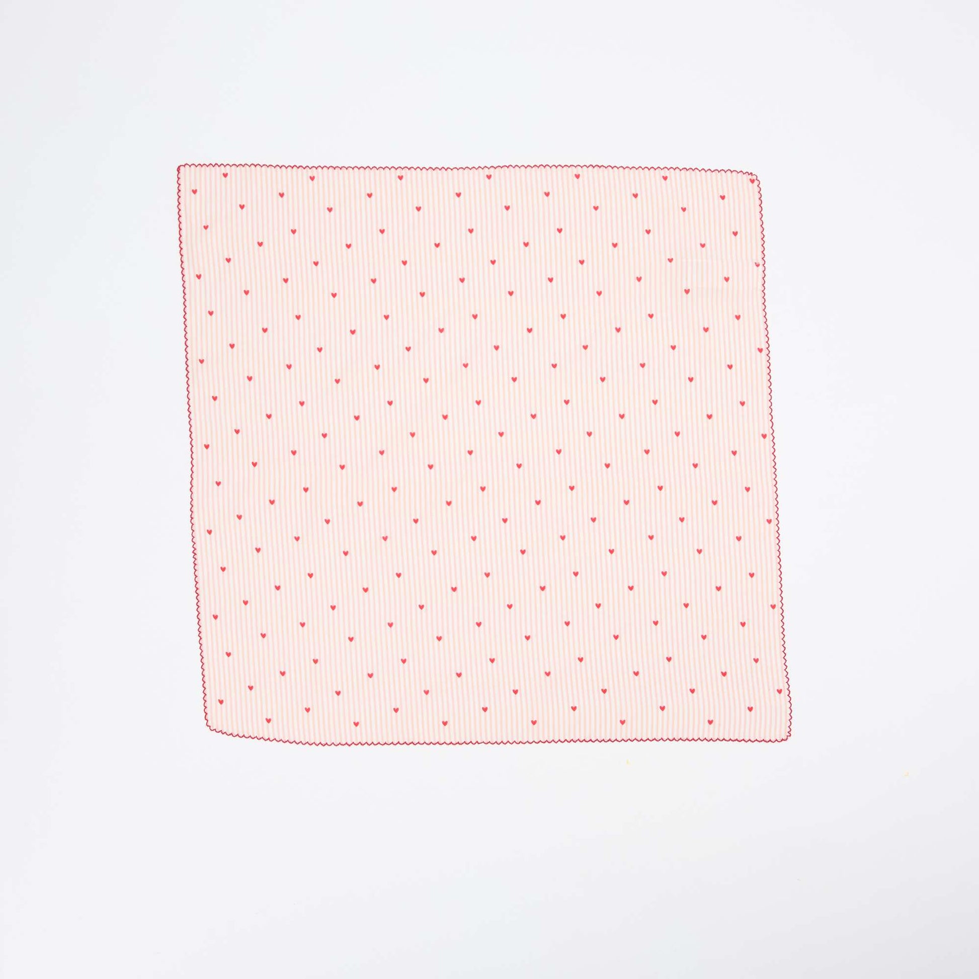 Pañuelo cuadrado estampado ROSA