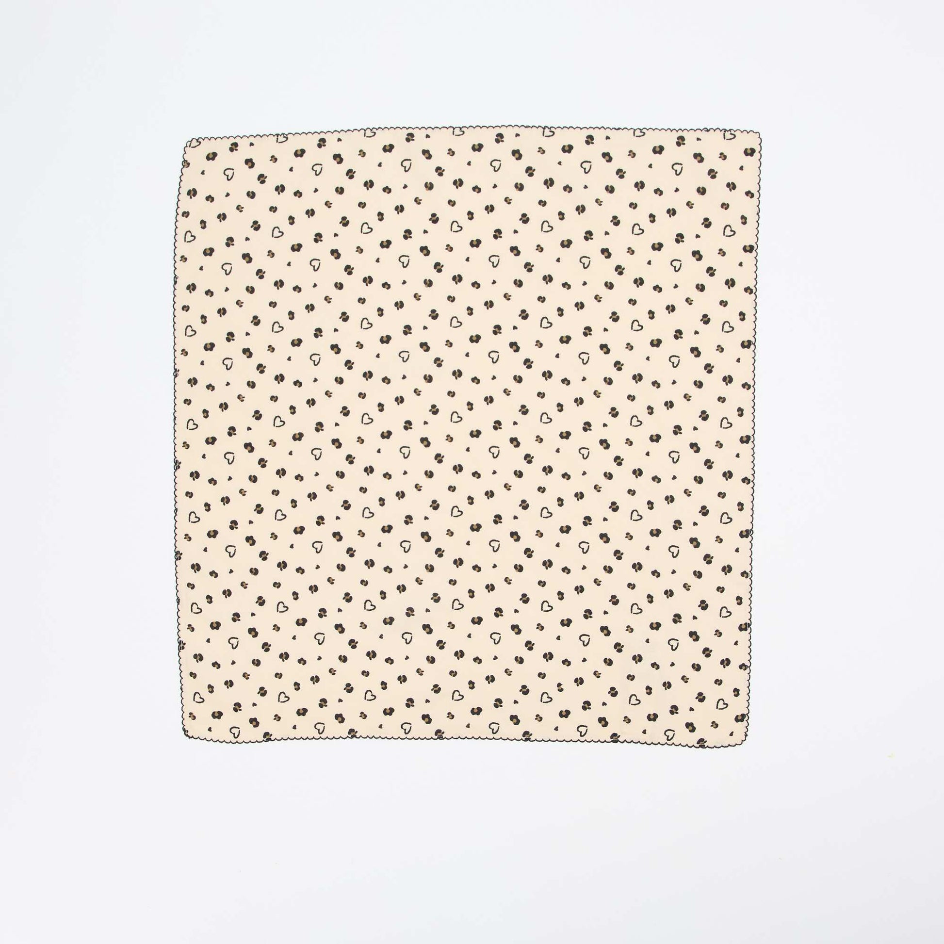 Pañuelo cuadrado estampado MARRON