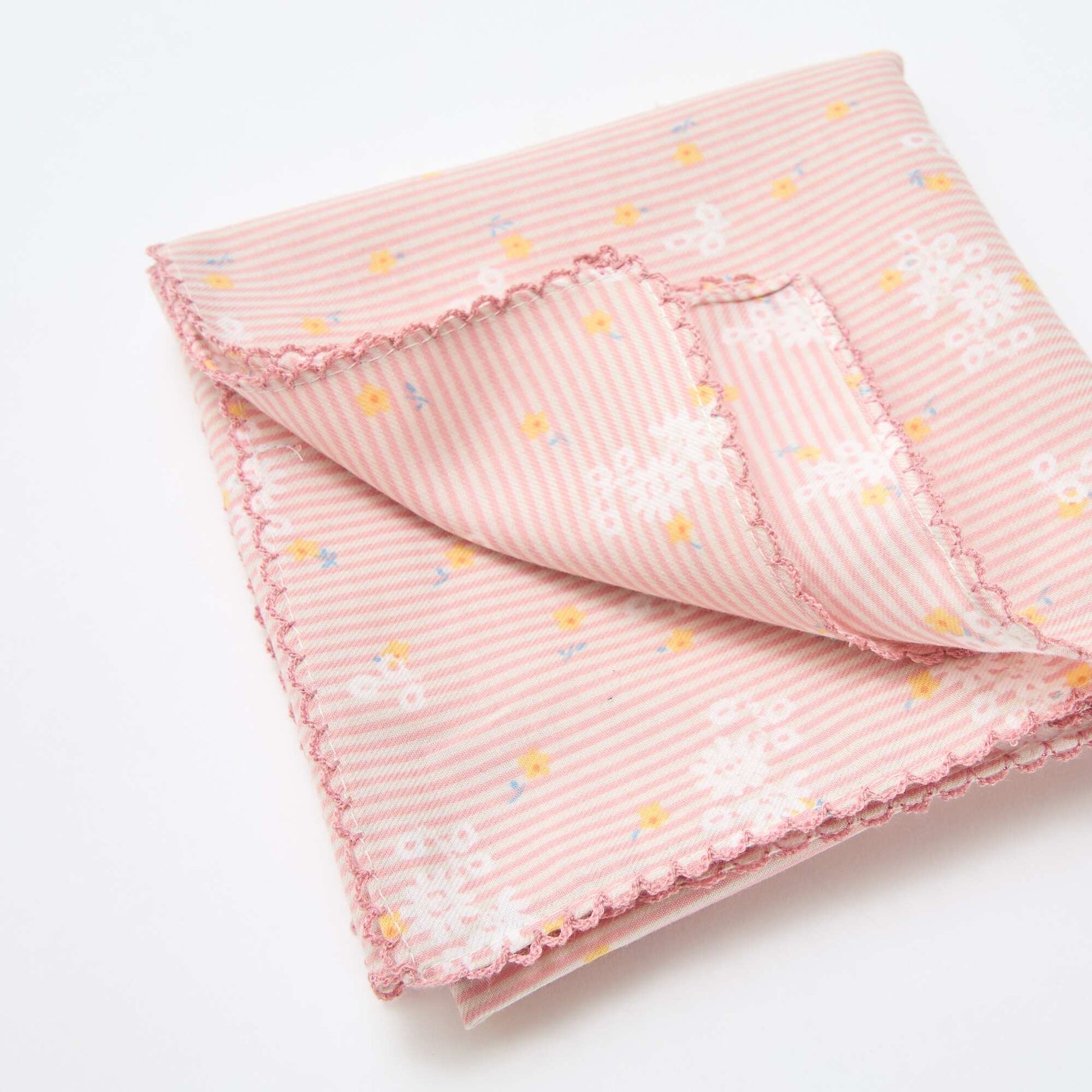 Foulard cuadrado estampado ROSA