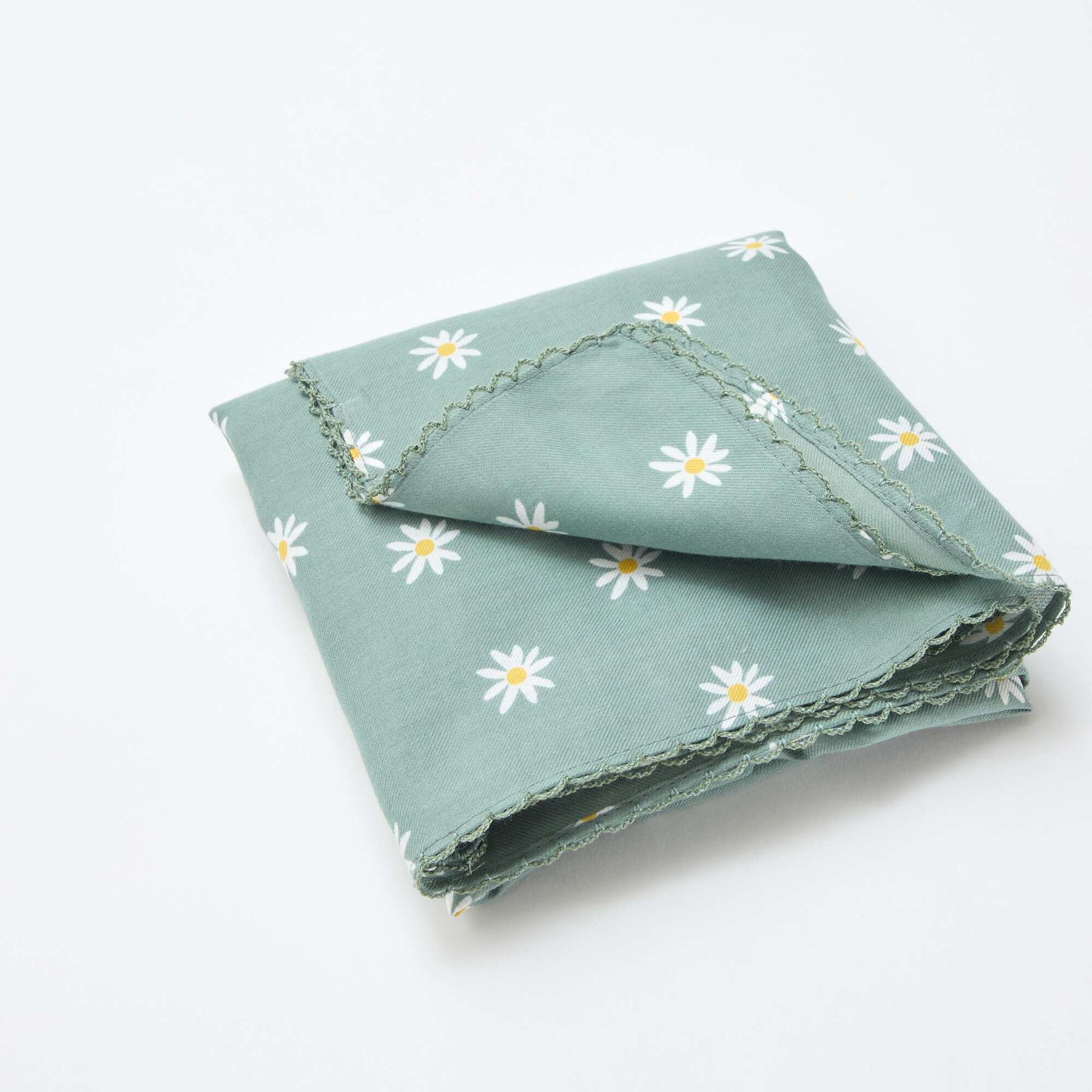 Pañuelo cuadrado estampado VERDE