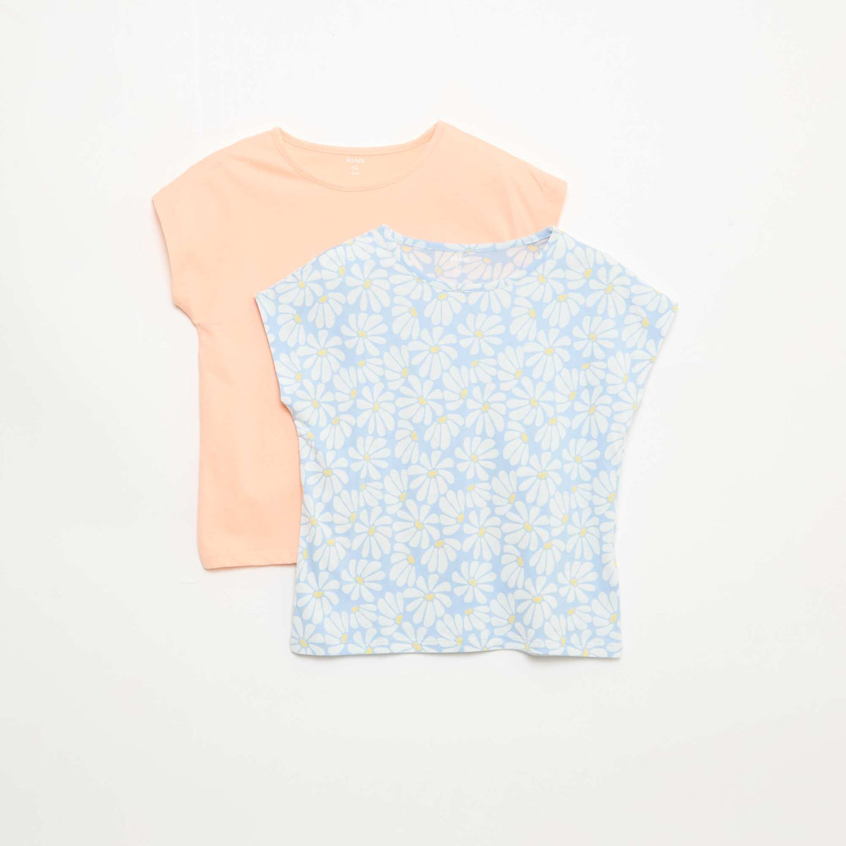 Pack de 2 camisetas de manga corta - 2 unidades AZUL