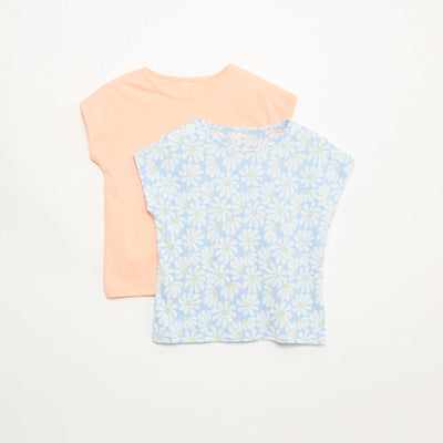 Pack de 2 camisetas de manga corta - 2 unidades AZUL