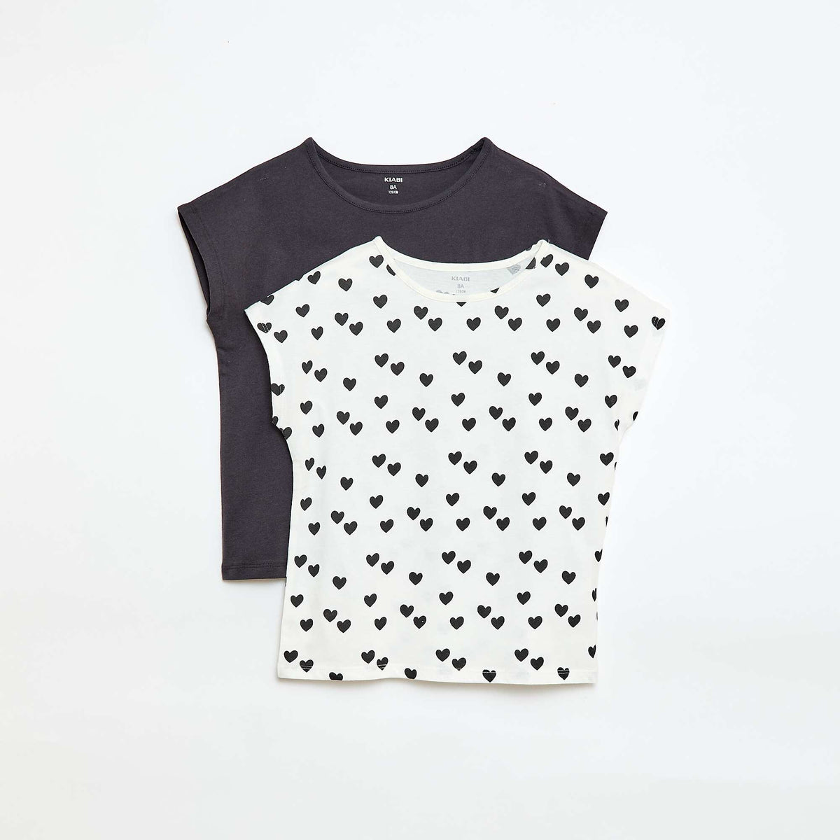 Pack de 2 camisetas de manga corta - 2 unidades BLANCO