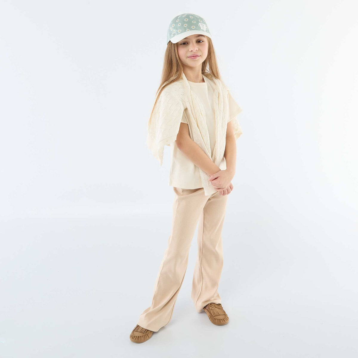 Camiseta de Tough Cotton de manga corta BEIGE