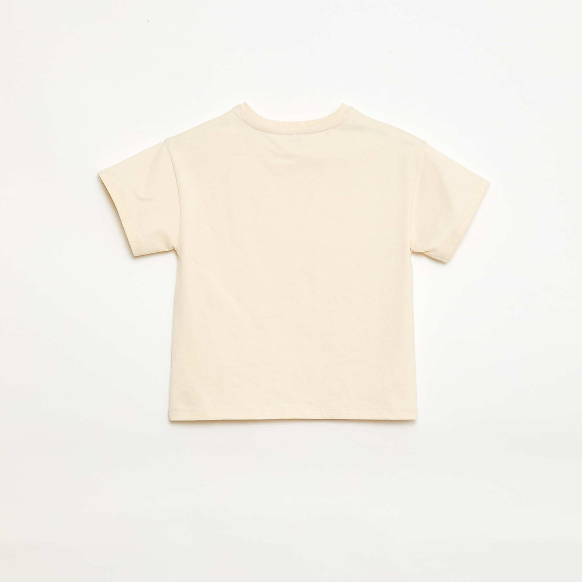 Camiseta de Tough Cotton de manga corta BEIGE