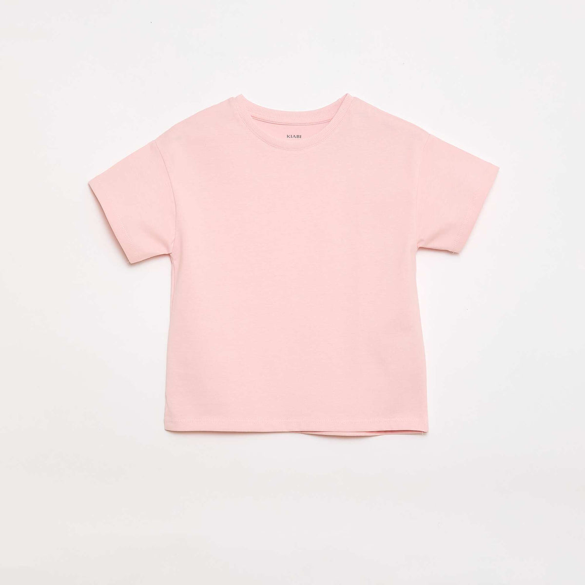 Camiseta de punto sweater de manga corta ROSA