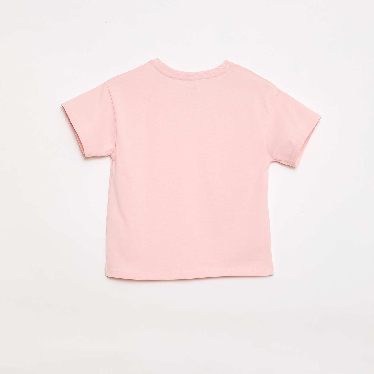 Camiseta de punto sweater de manga corta ROSA