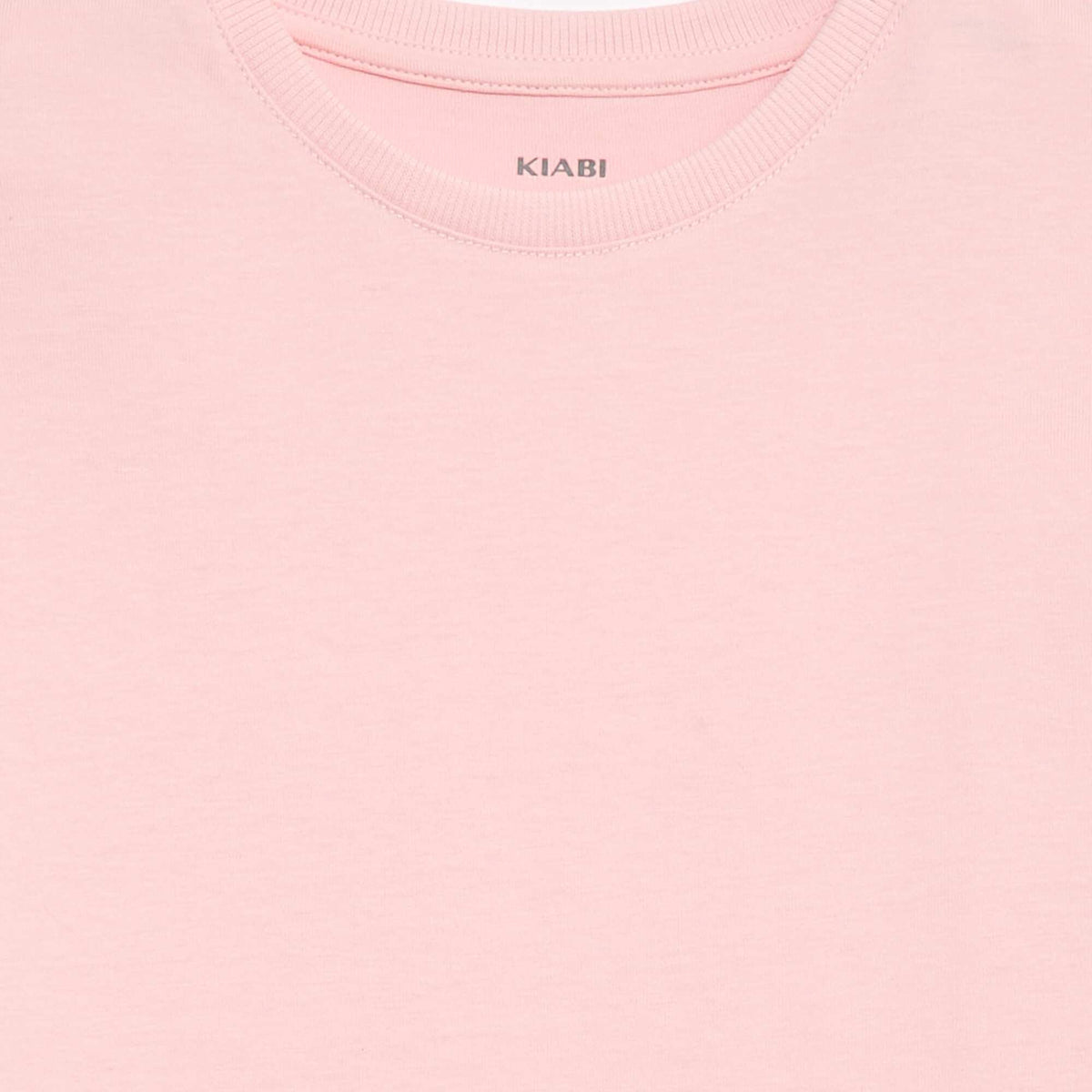 Camiseta de punto sweater de manga corta ROSA