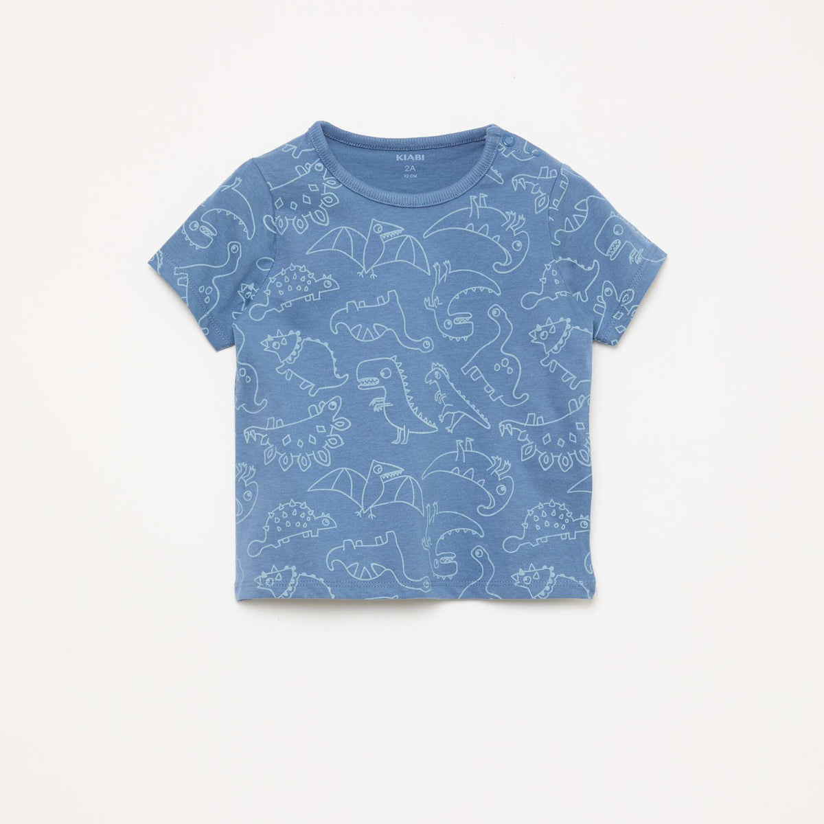Conjunto de pijama corto camiseta + pantalón corto - 2 piezas AZUL