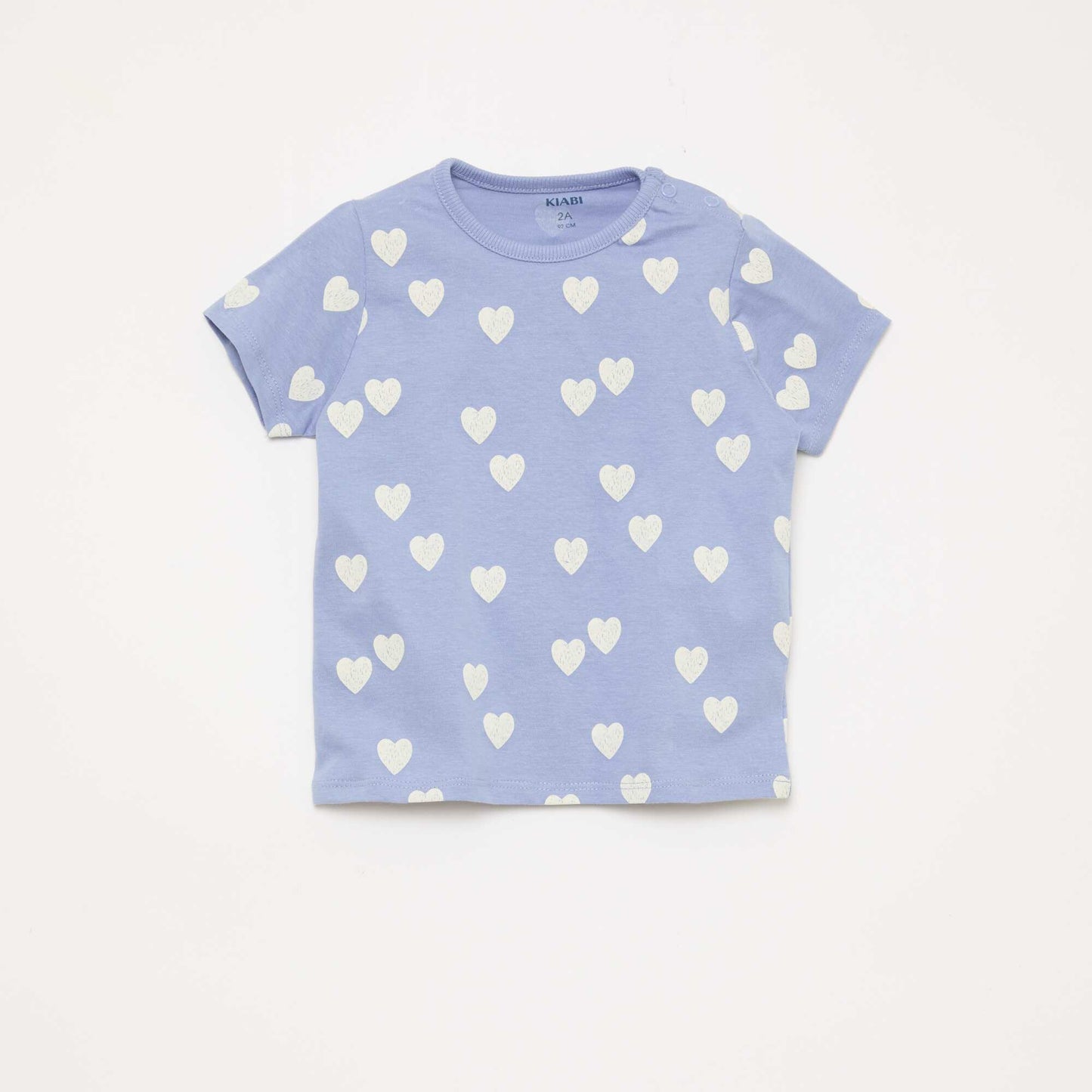 Conjunto de pijama corto camiseta + pantalón corto - 2 piezas AZUL